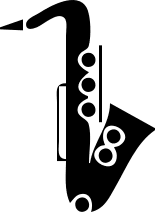 Pictogramme de saxophone