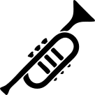 Pictogramme de trompette
